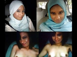 Various Turkish, Arabic and Chinese girls in hijab