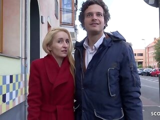 GERMAN SCOUT - ROUGH ANAL FOR Thin MILF AT STREET CASTING