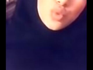 Muslim Hijabi Girl With Big Hooters Takes Uber-sexy Selfie Video